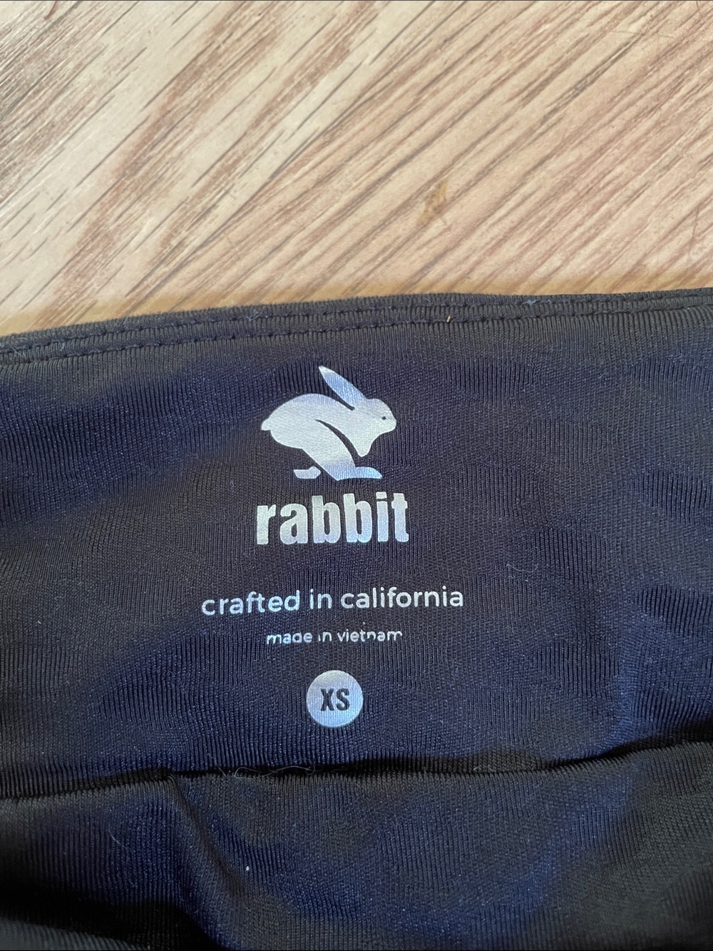 Rabbit Activewear Black Chevron Performance Running Shorts - Picture 3 of 3